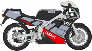 Hasegawa 1/12 Yamaha TZR250 (3MA) Early Model (1989) Vmax Blue/Star Silver, HAS17843, by HASEGAWA