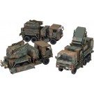 Fujimi 1/72 Military Series JGSDF TYPE 81 SURFACE-TO-AIR MISSILE LAUNCHER AND FIRE CONTROL SYSTEMS VEHICLES (3PCS)  , FUJ23327, by FUJIMI