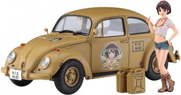 Hasegawa 1/24 Wild Tamago Girls No.03 Volkswagen Beetle "Hazumi Rei" w/Figure,  , HAS22886, by HASEGAWA