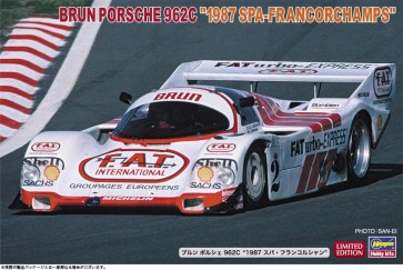 Hasegawa 1/24 Brun Porsche 962C "1987 Spa-Francorchamps"  , HAS05031, by HASEGAWA