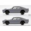 Aoshima 1/32 The Snap Kit No.18-SP1 Nissan C110 Skyline GT-R Custom (Silver), AOS66829, by AOSHIMA