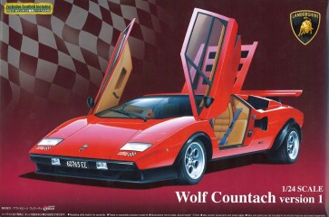 1/24 Wolf Countach Version 1, AOS49600, by AOSHIMA