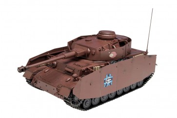 Platz 1/35 Girls und Panzer der Film: Pz.Kpfw.IV Ausf.D (H ver.) Ankou Team (with Battle Damage Decal) , PLZ51209, by PLATZ