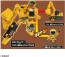 TAKARA TOMY Tomica Job Labor JB10 Build Braver Komatsu Hydraulic Excavator PC200, TAK06941, by TAKARA TOMY
