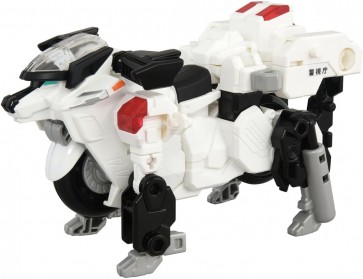TAKARA TOMY Tomica Job Laver Decal Ride Armor White Bike Police Dog Wanwan Maru, TAK94732, by TAKARA TOMY