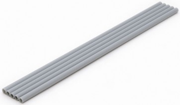 Wave Material ・ series plastic pipe 【gray】 thick type outer 6.0 mm 5 pieces OM244, WAV22445, by WAVE