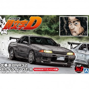 Aoshima 1/24 Initial D 4 Hinjo Rin BNR 32 Skyline (Shinigami GT-R) , AOS11577, by AOSHIMA