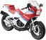 Aoshima 1/12 Skynet Complete Motorcycle Model SUZUKI RG250 Gamma Red x White  , AOS06778, by AOSHIMA