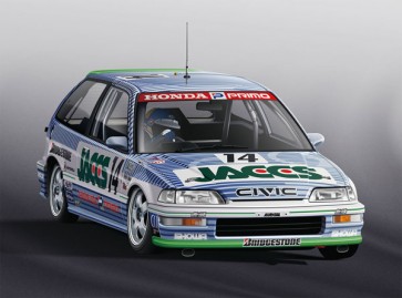 Platz BEEMAX 1/24 Series Honda Civic EF-9 Gr.A 1991 JTC INTER TEC, PLZ83934, by PLATZ