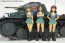 Platz 1/35 Girls und Panzer das Finale Blue Division High School Figure Set (El/Viridiana/Tristana)  , PLZ67804, by PLATZ