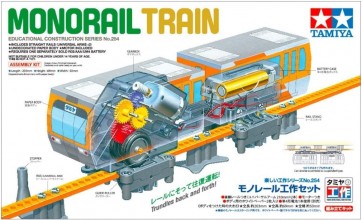 Tamiya Educational Construction Series No.254 Monorail Train, TAM02541, by TAMIYA