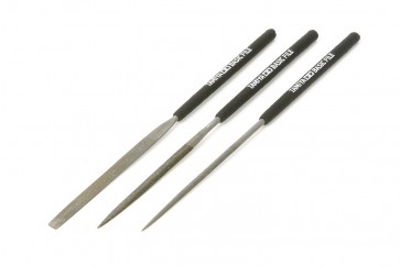 TAMIYA Basic File Set (Fine Double Cut), TAM74046-000, by TAMIYA
