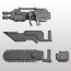 M. S. G modeling support goods MW 13 R weapon unit chainsaw, KBY60973, by KOTOBUKIYA