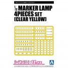 Aoshima 1/32 The Dekotora Parts No.11-YE MARKER LAMP 4PIECES SET (CLEAR YELLO), AOS01091, by AOSHIMA