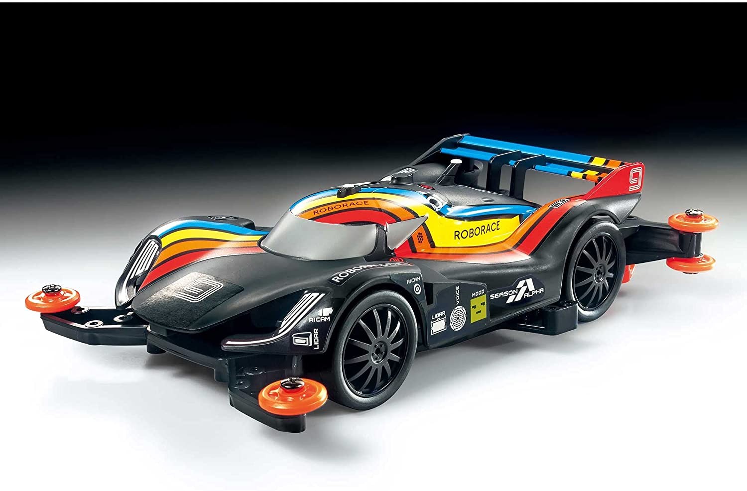 mini_detomaso様 Amazon.com: TAMIYA 1/32 Mini 4 Wheel Drive Roborace DebBot