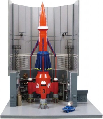 Aoshima 1/350 Thunderbirds No.12 Thunderbirds 3 & Launch Base, AOS63866, by AOSHIMA