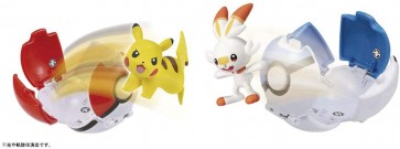 TAKARA TOMY MONCOLLE POKE DEL-Z ASH VS GO (POKE BALL:GREAT BALL)  , TAK46810, by TAKARA TOMY