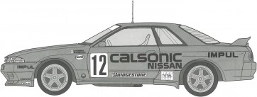 Fujimi 1/12 AXES Series No.9 Calsonic Skyline (BNR32, 1993 JTC), FUJ42135, by FUJIMI