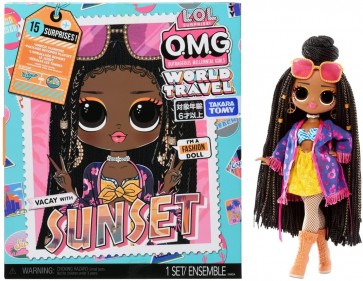 TAKARA TOMY L.O.L. Surprise! O.M.G. World Travel Sunset, TAK09232, by TAKARA TOMY