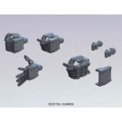 BANDAI  1/144 Builders Parts: MS Hand 01 (EFSF) Dark Gray, BAN0201503, by BANDAI