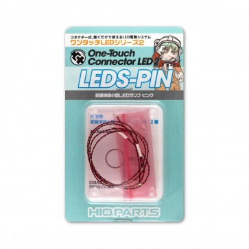 HI Q PARTS ONE-TOUCH CONNECTOR LED SERIES VOL.2: PREWIRED EXTREMELY SMALL LED LAMP PINK (2PCS)  , HIQ74643, by HI Q PARTS