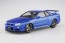Aoshima 1/24 Pre-Painted Model No.03-A Nissan BNR34 Skyline GT-R V Spec II '00 Bayside Blue, AOS65570, by AOSHIMA