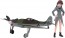 Hasegawa 1/20 Strike Witches Gertrud Barkhorn w/Focke-Wulf Fw190D-9(1/72) , HAS21797, by HASEGAWA