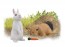 TAKARATOMY Ania AS-34 Rabbit (Japanese White Rabbit & Lop Ear) , TAK19524, by TAKARA TOMY