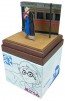 Sankei Miniatuart Kit Studio Ghibli mini Tasogare no Shuuchakueki , SNK49032, by SANKEI