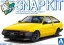 Aoshima 1/32 Raku-Pla Snap Kit No.11CU-YW Toyota Sprinter Trueno Custom (Yellow), AOS69141, by AOSHIMA