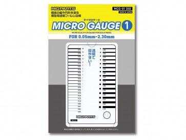HI Q PARTS MICRO GAUGE 1 0.05-2.3MM (1PCS)  , HIQ75480, by HI Q PARTS