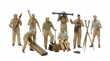 TAMIYA 1/35 MM German Africa Corps Air Force artillery set, TAM35343, by TAMIYA