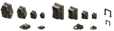 Bandai Builder's Parts HD MS Detail 01 Mechanic Color (Non Scale) , BAN11818, by BANDAI