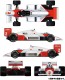 Platz BEEMAX 1/20 McLaren MP4 / 2B 1985 Monaco GP Winner, PLZ83798, by PLATZ