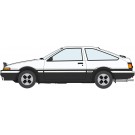 Hasegawa 1/24 Toyota Sprinter Trueno AE86 GT APEX Early Model (1983), HAS11711, by HASEGAWA
