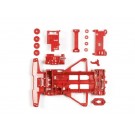 Tamiya FM REINFORCED CHASSIS (RED)  , TAM52434, by TAMIYA
