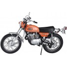 Hasegawa 1/10 Yamaha Trail DT250 "Mandarin Orange", HAS23296, by HASEGAWA