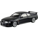 Aoshima 1/32 The Snap Kit No.15-SP2 Nissan R33 Skyline GT-R Custom Wheel (Black), AOS66393, by AOSHIMA