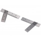 Wave Hobby Tool Series HG Stainless T Square [Short Type] 2pcs / 75 Degree, WAV84358, by WAVE