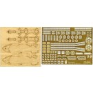 Fujimi Chibi-Maru Grade-Up Parts Series No.25 I-400-class submarine Genuine Photo-Etched Parts And Wooden Deck Stickers, FUJ17201, by FUJIMI