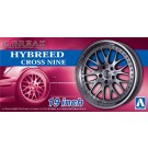 Aoshima 1/24 The Tuned Parts No.101 K-BREAK Hybreed Cross Nine 19 Inch  , AOS61145, by AOSHIMA
