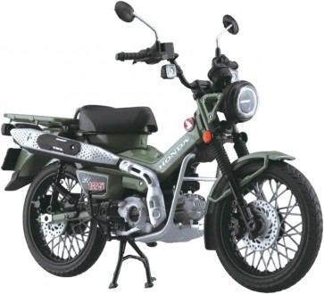 Aoshima Skynet 1/12 Honda CT125 Hunter Cub Pearl Organic Green, AOS12243, by AOSHIMA