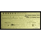 Hasegawa  1/350 Aircraft Carrier Junyo Detail Photo Etched Parts Basic B, HASQG64, by HASEGAWA