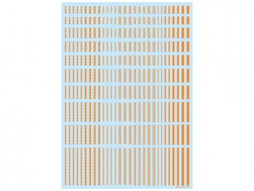 HI Q PARTS Line Decal 2 Orange (1pcs) , HIQ73752, by HI Q PARTS