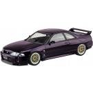 Aoshima 1/32 The Snap Kit No.15-SP1 Nissan R33 Skyline GT-R Custom Wheel (Midnight Purple), AOS66386, by AOSHIMA
