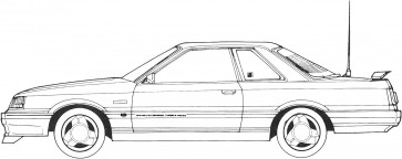 Fujimi 1/24 High Socar Series No.5 7th Skyline GTS 2 Door (High Socar ver.), FUJ47744, by FUJIMI