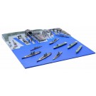 Fujimi 1/3000 KURE NAVAL PORT (IN THIS CORNER (AND OTHER CORNERS) OF THE WORLD) HEAVY CRUISER AOBA PACKAGE  , FUJ01669, by FUJIMI