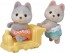 Epoch Sylvanian Families Husky Twins  , EPC46489, by Epoch