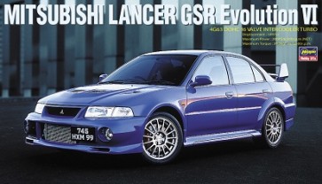 Hasegawa 1/24 Mitsubishi Lancer GSR Evolution 6 , HAS03365, by HASEGAWA
