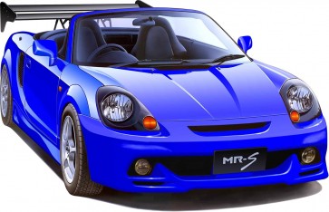 Fujimi 1/24 Inch-up Series No.334 Toyota MR-S (with GT / W Wing, FUJ48192, by FUJIMI